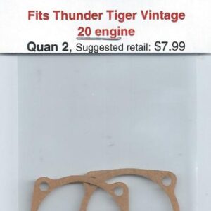 A pair of copper gaskets for the engine.