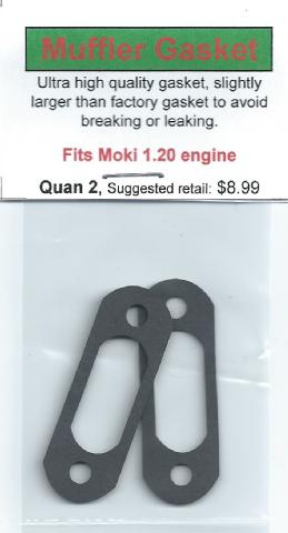 A pair of moki engine brackets for an engine.