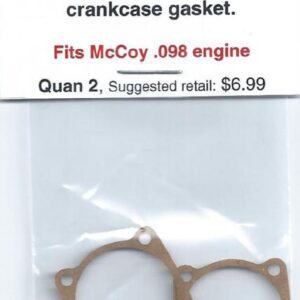 A pair of gaskets for the engine of an older car.