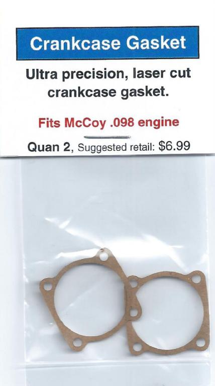 A pair of gaskets for the engine of an older car.