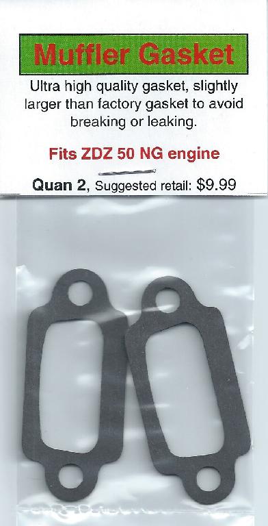 A pair of engine gaskets for an older model car.