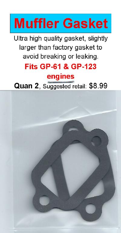 A package of two engine gaskets.