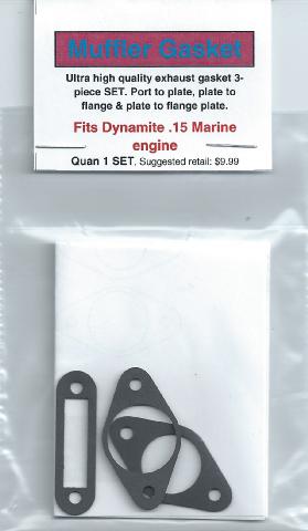 A package of parts for dynamite 1 5 marine engine.