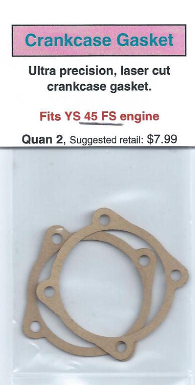 A pair of gaskets for the engine of an older model car.