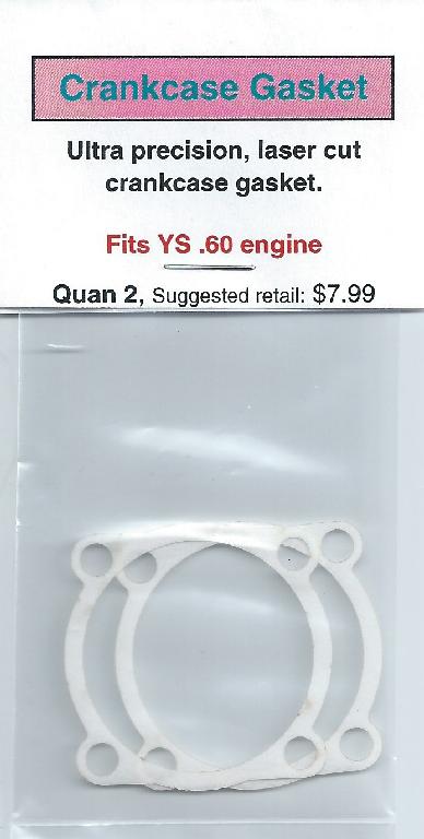 A white plastic package of two gaskets.