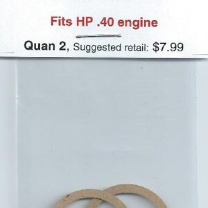 A pair of paper gaskets for hp. 4 0 engine