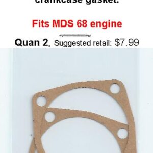 A picture of the back side of two gaskets.