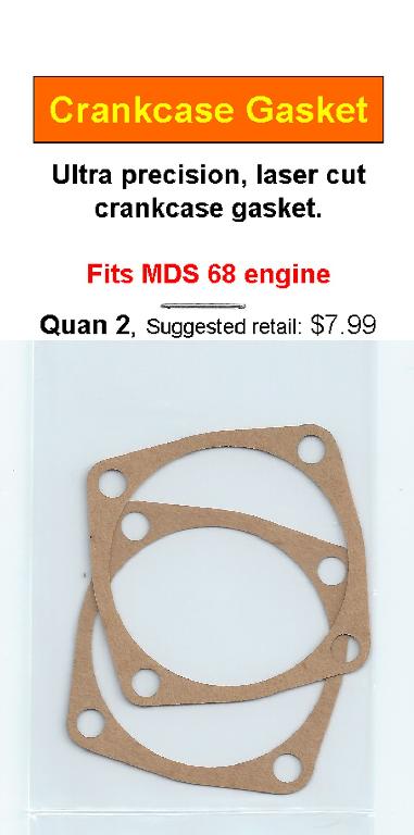 A picture of the back side of two gaskets.