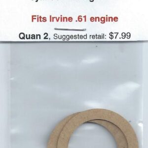 A package of two paper gaskets for an engine.