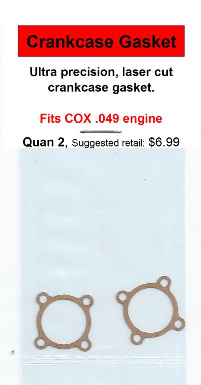 A picture of an advertisement for cox. 0 4 9 engine
