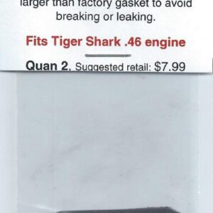 A card with an advertisement for the tiger shark.