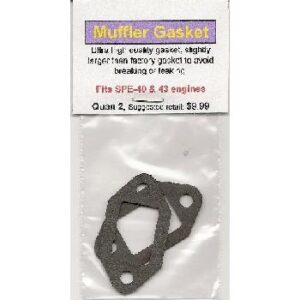 A black gasket is sitting in the package.