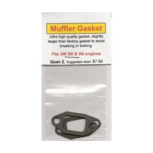 A picture of the back side of a package with a gasket.