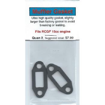 A pair of gaskets for the engine.