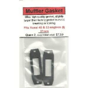 A pair of black gaskets are on the package.