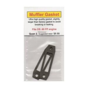 A black muffler gasket is on the package.