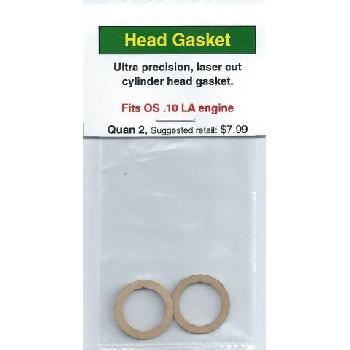 A pair of head gaskets are shown in its packaging.