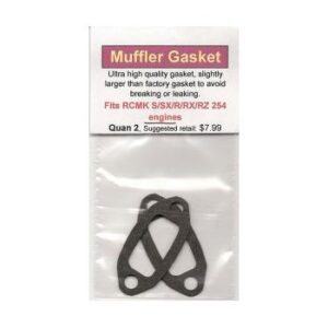 A pair of gaskets are in the package.