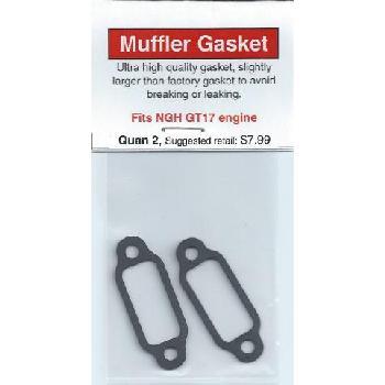 A pair of muffler gaskets for the gm 1. 0 l engine