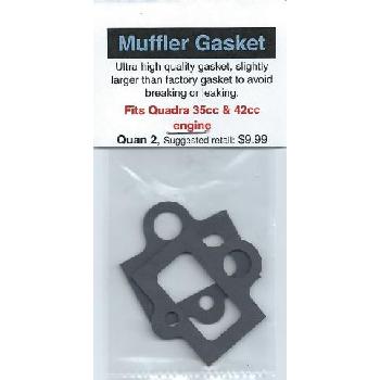 A black gasket is sitting on top of a white background.