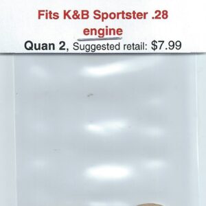 A picture of the back cover of a k & b sportster 2 8 engine.