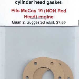 A pair of gaskets for the engine of an aircraft.