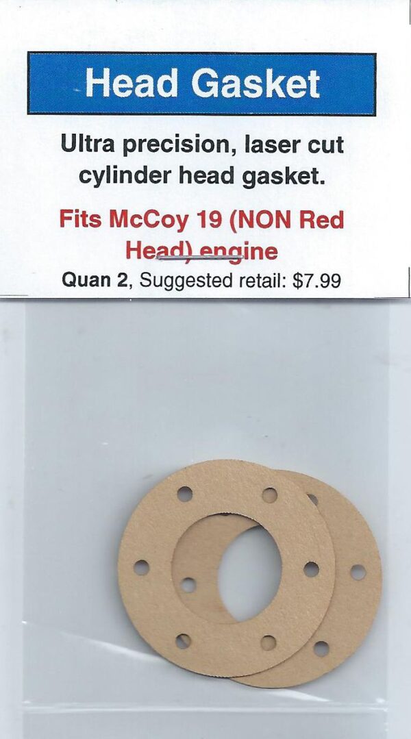 A pair of gaskets for the engine of an aircraft.