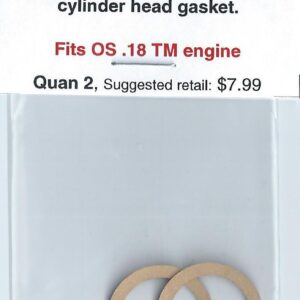 A pair of gaskets for the cylinder head.