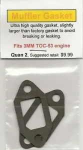 A pair of small metal parts in a package.