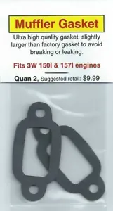 A package of engine gaskets for the 3 w 1 5 0 l and 1 5 7 i engines.