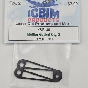 K&B .40 Muffler Gasket 2 Pack