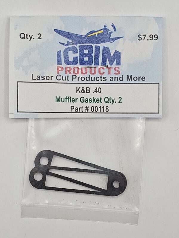 K&B .40 Muffler Gasket 2 Pack