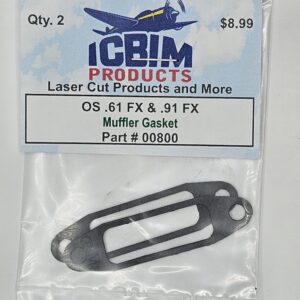 OS .61 FX & .91 FX Muffler Gasket 2 Pack