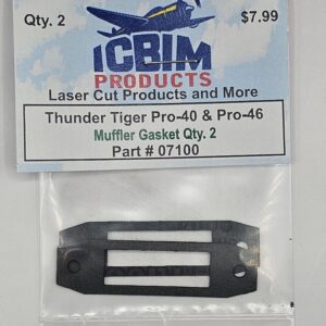 Thunder Tiger Pro-40 & Pro-46 Muffler Gasket 2 Pack