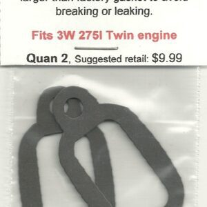 A pair of gaskets for the muffler gasket.