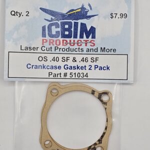 OS .40 SF & .46 SF Crankcase Gasket 2 Pack