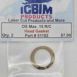 OS MAX .15 R/C Cylinder Head Gasket 2 Pack