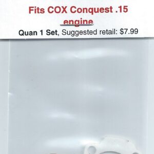 Cylinder gasket for COX Conquest .15 Cylinder Gasket 2 pc Set.