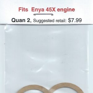 A pair of head gaskets for an engine.