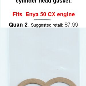 Two head gaskets with the words head gasket ultra precision laser cut cylinder.