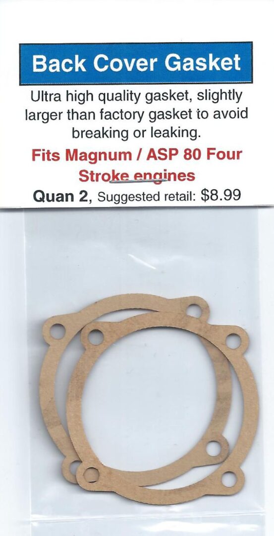 A package of gaskets for a fiat magnum asp-40 four cylinder engine.