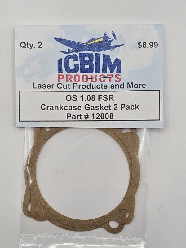 OS 1.08 FSR Crankcase Gasket 2 Pack