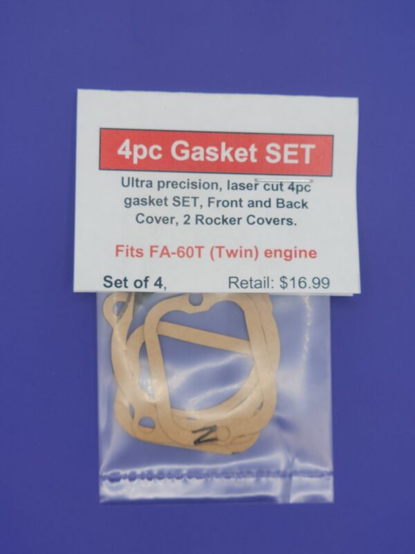 4 gasket set for fiat fa010 twin engine.