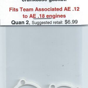 A pair of gaskets for the crankcase gasket.