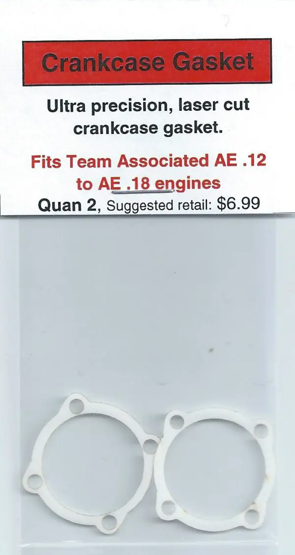 A pair of gaskets for the crankcase gasket.