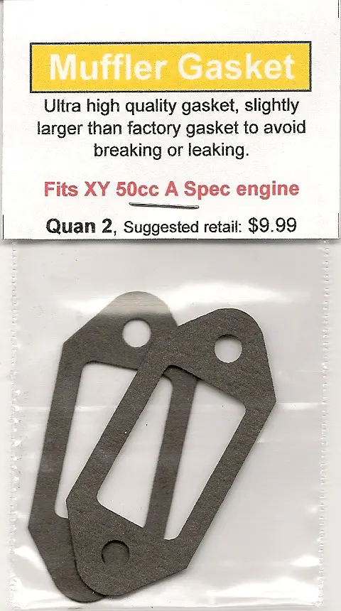 Aerovate 50cc Muffler Gasket 2 Pack