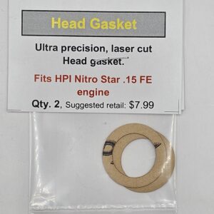 HPI Nitro Star .15 FE Engine Head Gasket Aftermarket 2 Pack